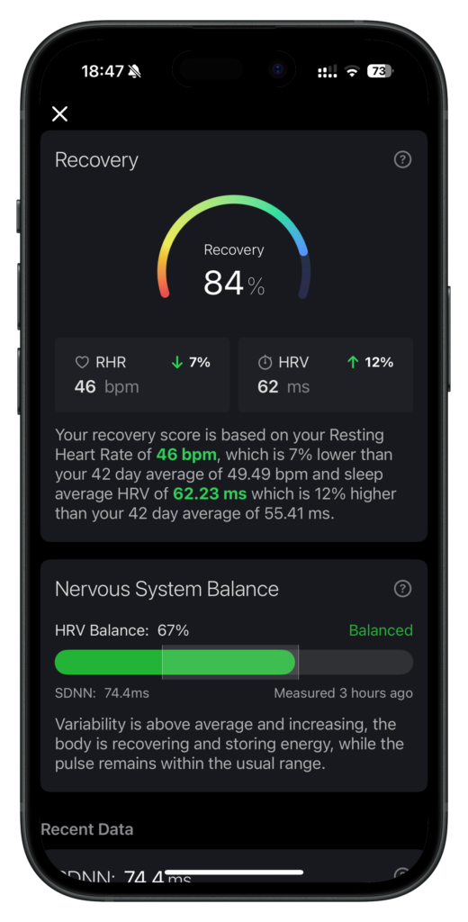 HRV Recovery