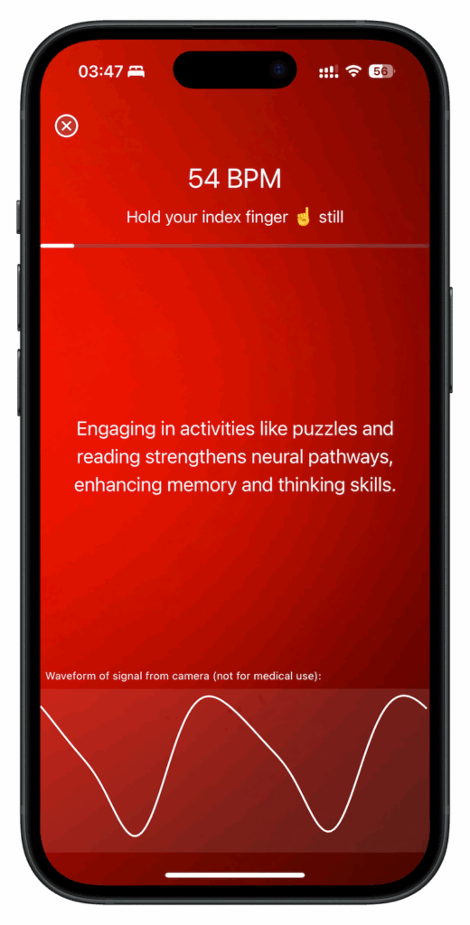 HR and HRV via PPG on iPhone